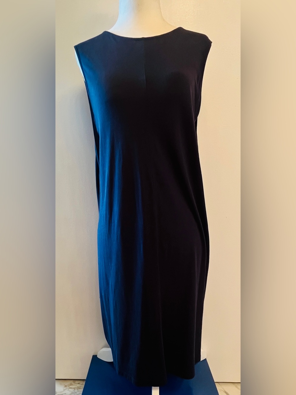 Cos Navy blue shift dress size S